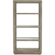 Albion Etagere in Knotty White Oak & Pewter Finish | Bernhardt | Casual Chic Design