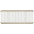 Axiom 78-Inch Buffet with White Linen 3D Doors – Bernhardt