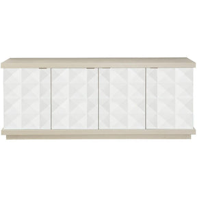 Axiom 78-Inch Buffet with White Linen 3D Doors – Bernhardt