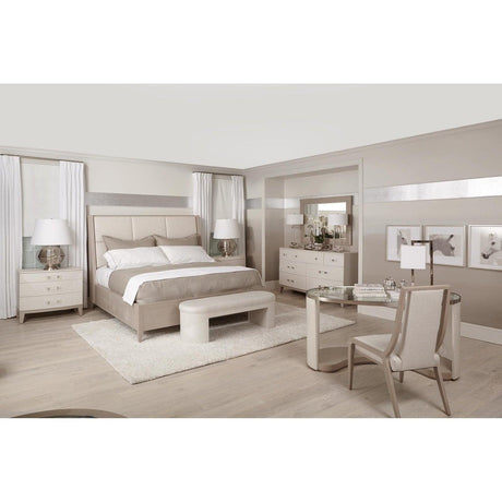 Bernhardt Axiom Upholstered Panel Bed 66" - Home Elegance USA