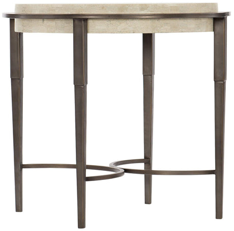 Barclay Metal Round Chairside Table | Bernhardt - 512122 - Home Elegance USA - 2