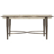 Barclay Cocktail Table White Travertine Round Top – Bernhardt