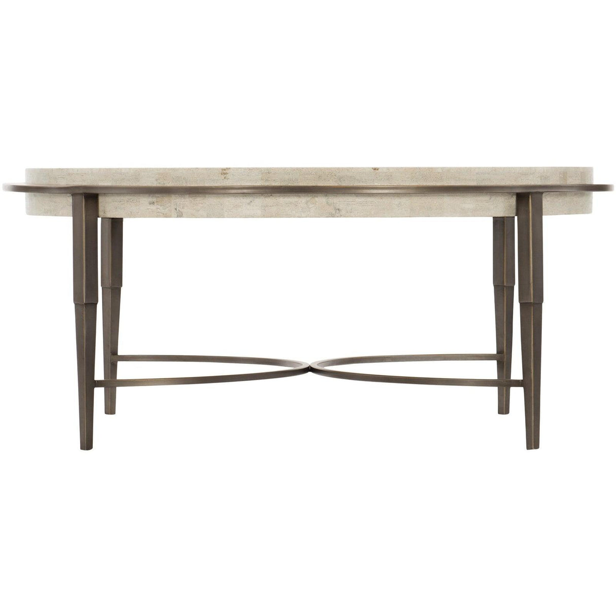 Barclay Metal Round Cocktail Table | Bernhardt - 512015 - Home Elegance USA - 1