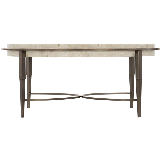 Barclay Metal Round Cocktail Table | Bernhardt - 512015 - Home Elegance USA - 1