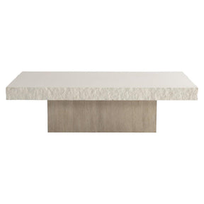 Beauclair 60-Inch Cocktail Table Flaxen Oak & Vintage Cream Concrete – Bernhardt