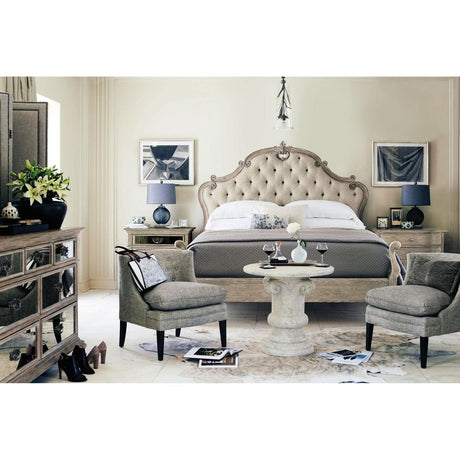 Bernhardt Campania Upholstered Panel Bed Ii - King - Home Elegance USA