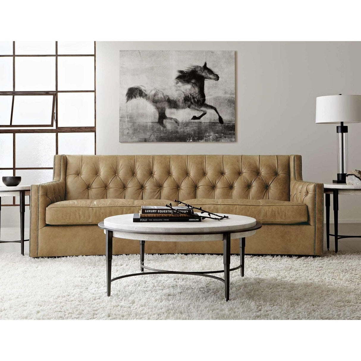 Bernhardt Candace Leather Sofa - Home Elegance USA