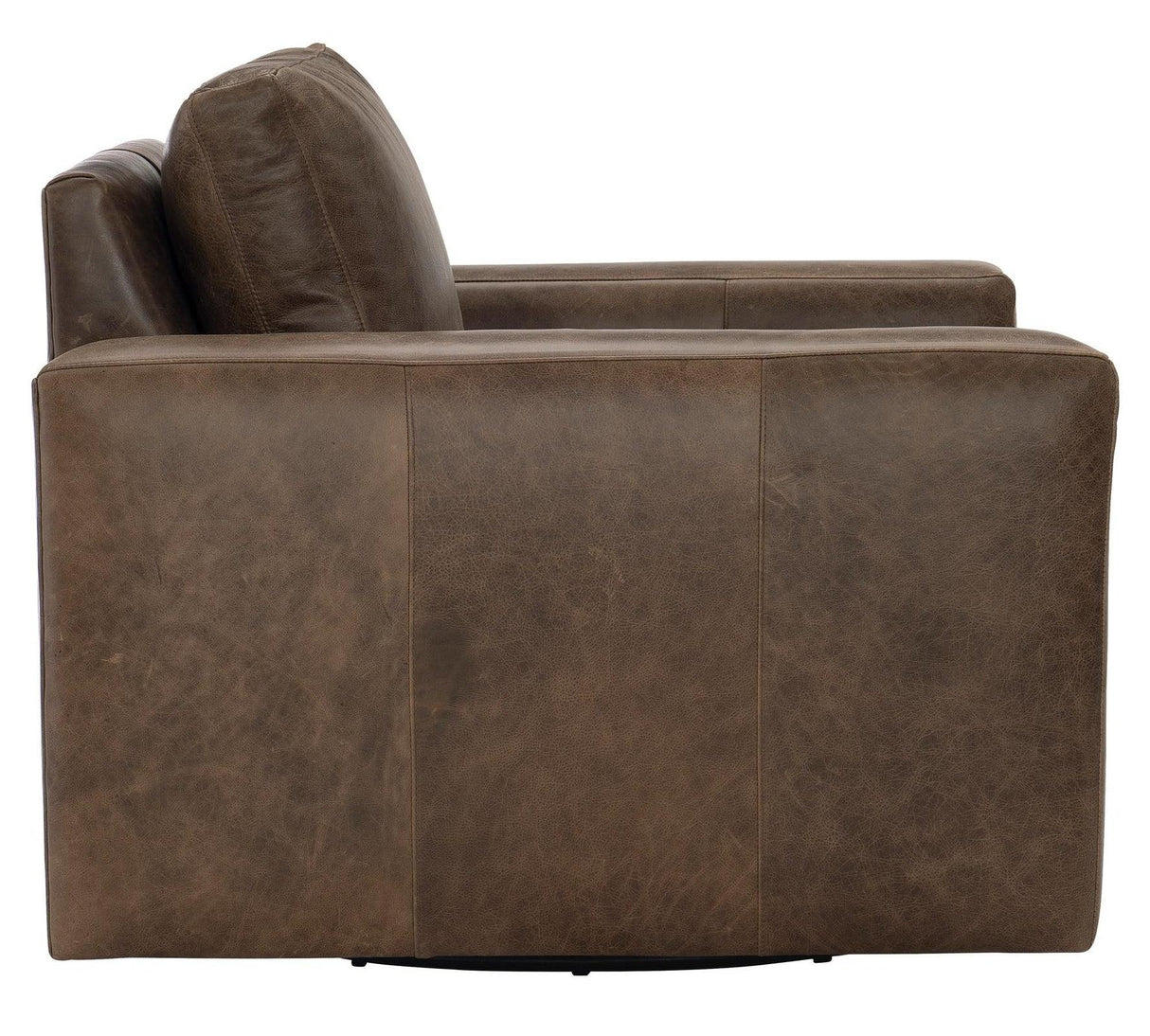 Bernhardt Dawkins Leather Swivel Chair - Home Elegance USA