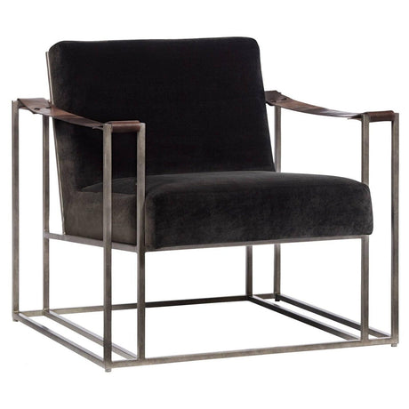 Bernhardt Dekker Chair In Burnished Hammered Iron - Home Elegance USA