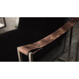Bernhardt Dekker Chair In Burnished Hammered Iron - Home Elegance USA