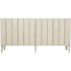 East Hampton Entertainment Credenza Cerused Linen Media Cabinet | Bernhardt