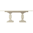 East Hampton Transitional Extendable Rectangular Ash Dining Table Cerused Linen | Bernhardt
