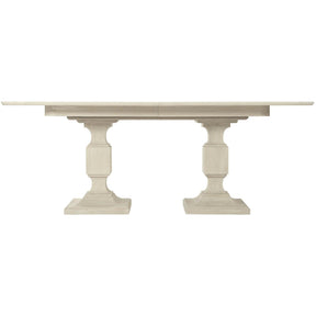 East Hampton Transitional Extendable Rectangular Ash Dining Table Cerused Linen | Bernhardt