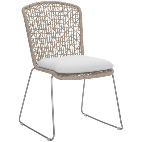 Bernhardt Exteriors Carmel Side Chair + Cushion - Home Elegance USA