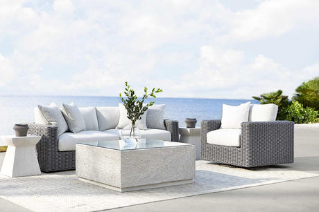 Bernhardt Exteriors Tenerife Coco Twig Cocktail Table - Home Elegance USA