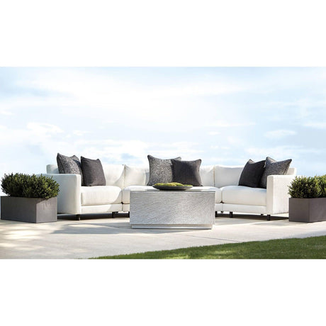 Bernhardt Exteriors Tenerife Square Coco Twig Cocktail Table - Home Elegance USA