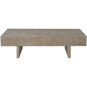 Fairgrove 60-Inch Rectangular Cocktail Table Sandblasted Oak – Bernhardt