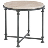 Bernhardt Galesbury Round Metal End Table - Home Elegance USA