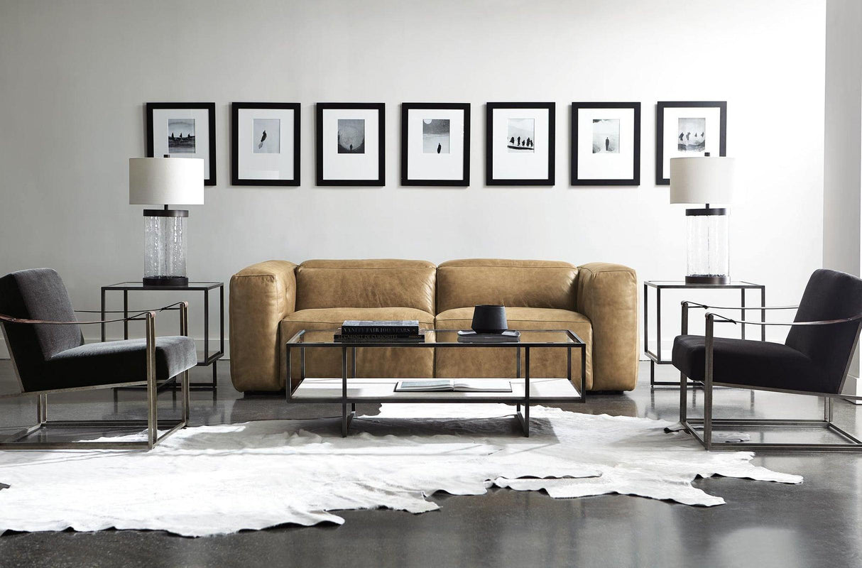 Bernhardt Harlow Metal Square End Table - Home Elegance USA