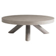 Harmon 48-Inch Round Cocktail Table in Gris Pine – Bernhardt