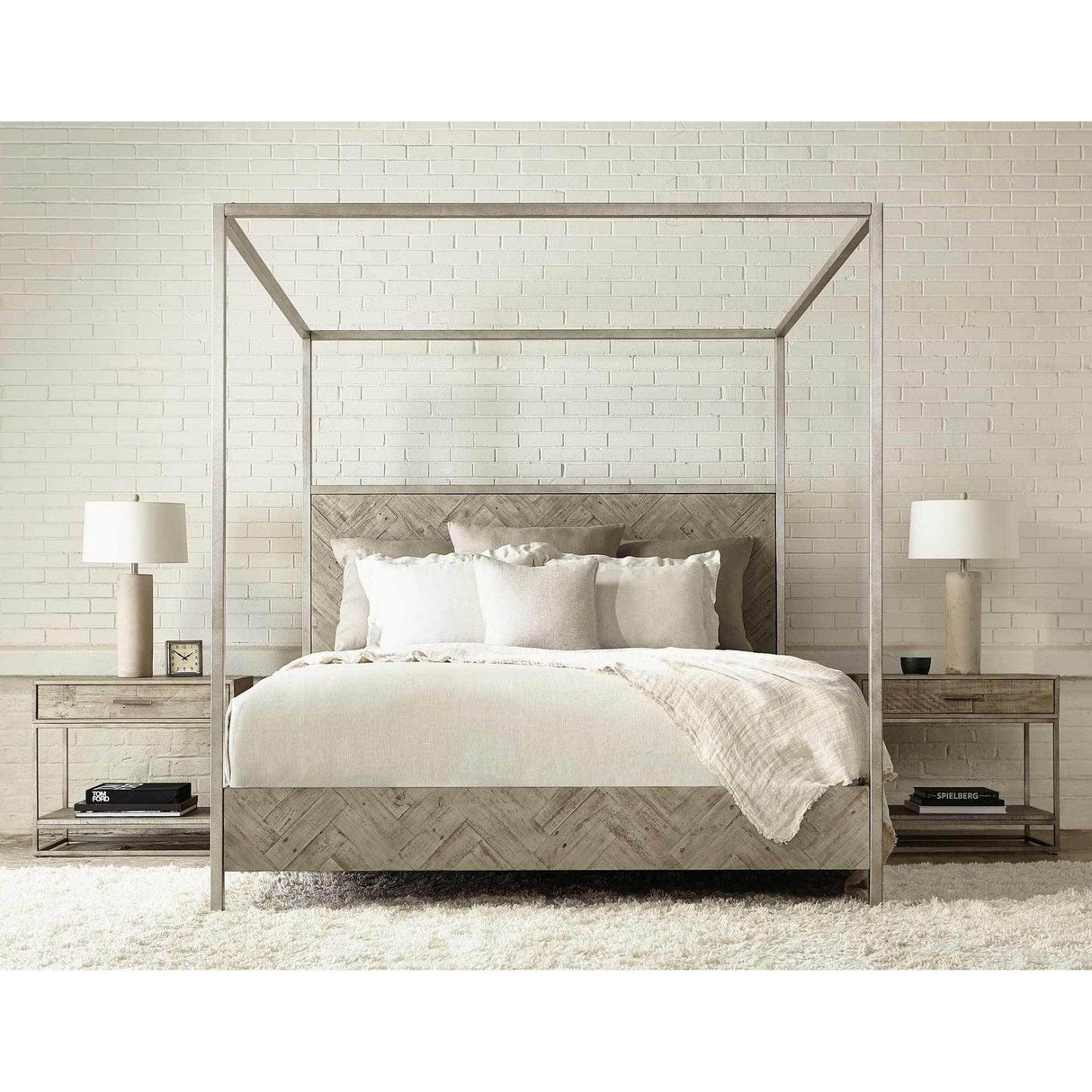 Bernhardt Highland Park Milo Canopy Bed - King - Home Elegance USA