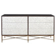 Adagio Dresser Espresso Wood with Capiz Shell Sunburst | Bernhardt