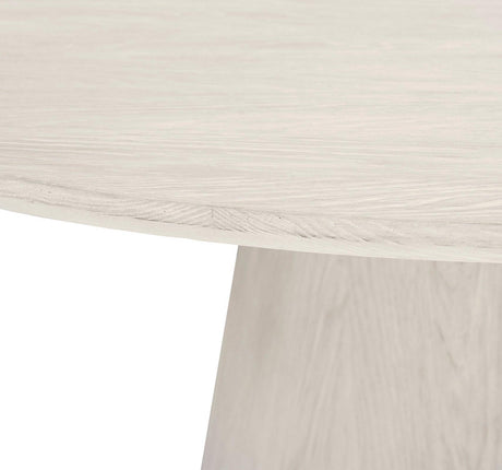 Alexa Round Oak Dining Table Jicama Finish | Bernhardt
