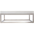 Arctic Cocktail Table Acrylic Ice Top & Stainless Steel – Bernhardt