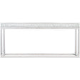 Arctic Console Table Acrylic & Stainless Steel Ice-Inspired Design | Bernhardt