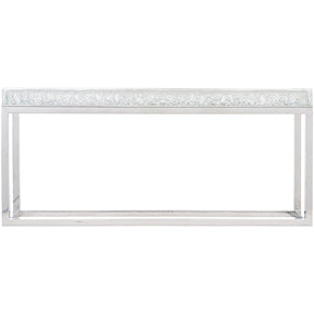 Arctic Console Table Acrylic & Stainless Steel Ice-Inspired Design | Bernhardt