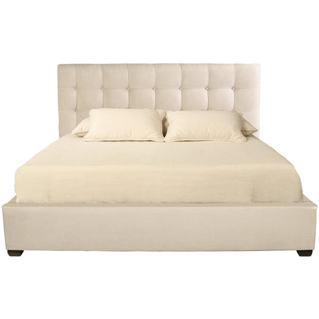 Bernhardt Interiors Avery Fabric Button-Tufted Bed 54" - Home Elegance USA