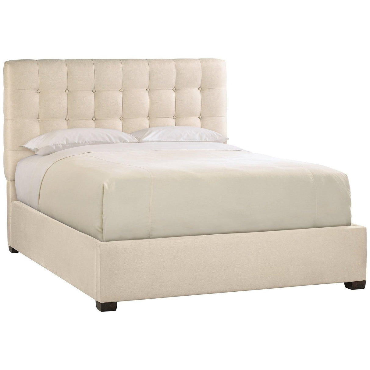 Bernhardt Interiors Avery Fabric Button-Tufted Bed 54" - Home Elegance USA