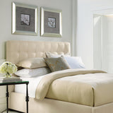 Bernhardt Interiors Avery Fabric Button-Tufted Bed 54" - Home Elegance USA