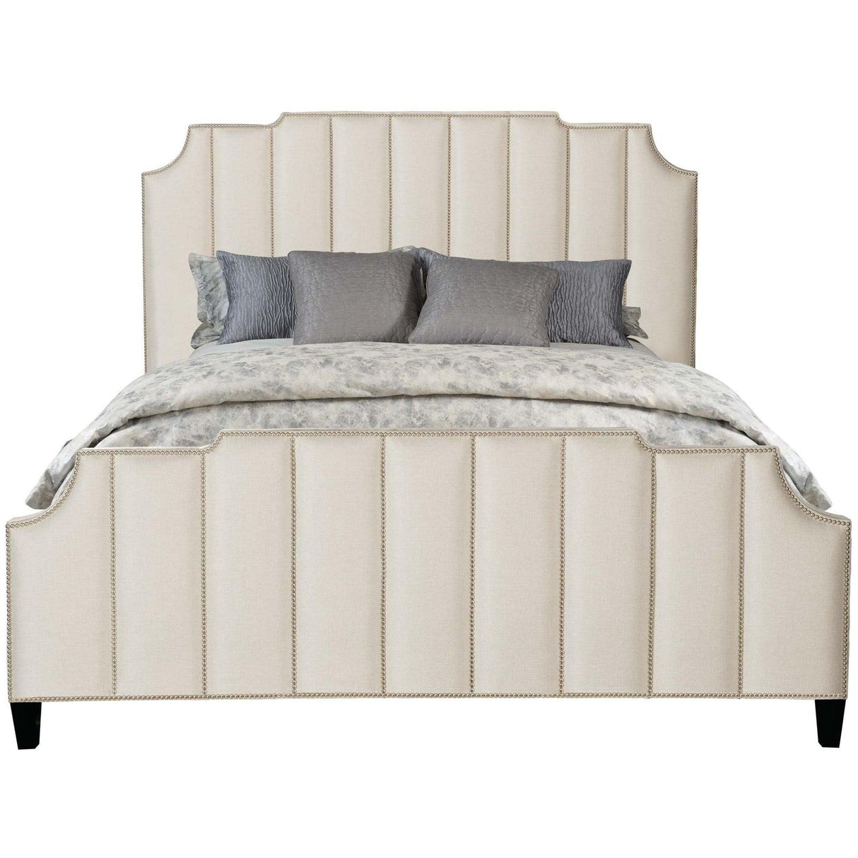 Bernhardt Interiors Bayonne Upholstered Bed with Low Footboard - Home Elegance USA