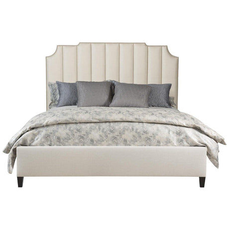 Bernhardt Interiors Bayonne Upholstered Fabric Bed With Low Footboard - Home Elegance USA