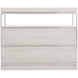 Bryne Nightstand 36-Inch Bone Finish with Marble Top | Bernhardt