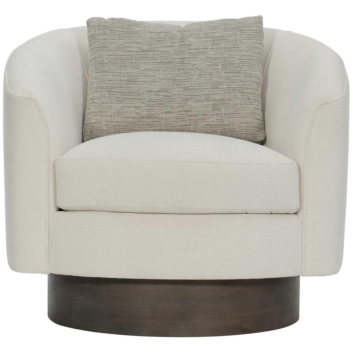 Bernhardt Interiors Camino Leather Swivel Chair - Home Elegance USA