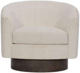 Bernhardt Interiors Camino Leather Swivel Chair - Home Elegance USA