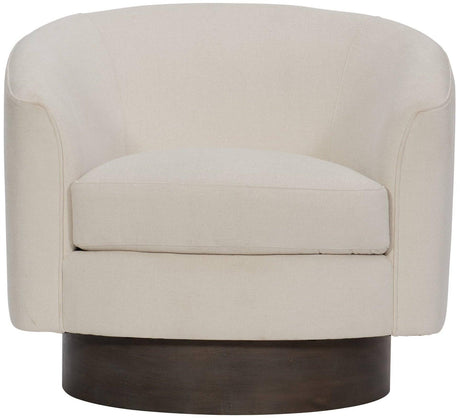 Bernhardt Interiors Camino Leather Swivel Chair - Home Elegance USA