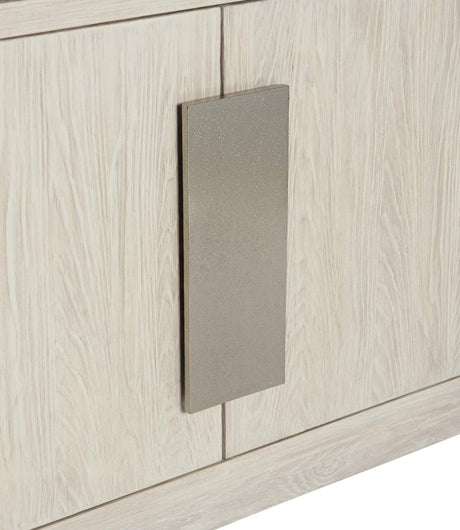 Ellis Etagere in White Oak & Textured Nickel Metal | Bernhardt | Bauhaus-Inspired Design