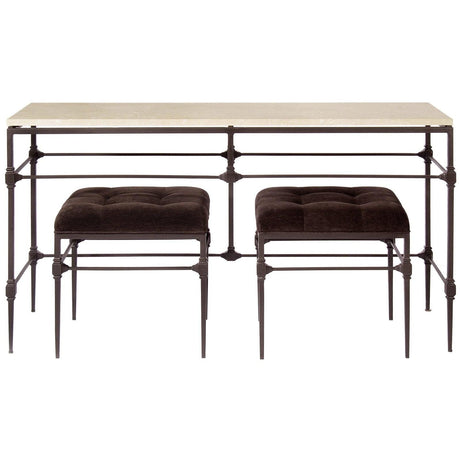 Bernhardt Interiors Ellsworth Metal Console Table - Home Elegance USA