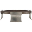 Gainsford Cocktail Table Oak Veneer & Cast Aluminum – Bernhardt