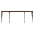 Halden Console Table Hammered Cast Iron Blackened Finish | Bernhardt - sold by Home Elegance USA