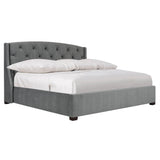 Bernhardt Interiors Jordan Button-Tufted Wing Bed 54" - Home Elegance USA