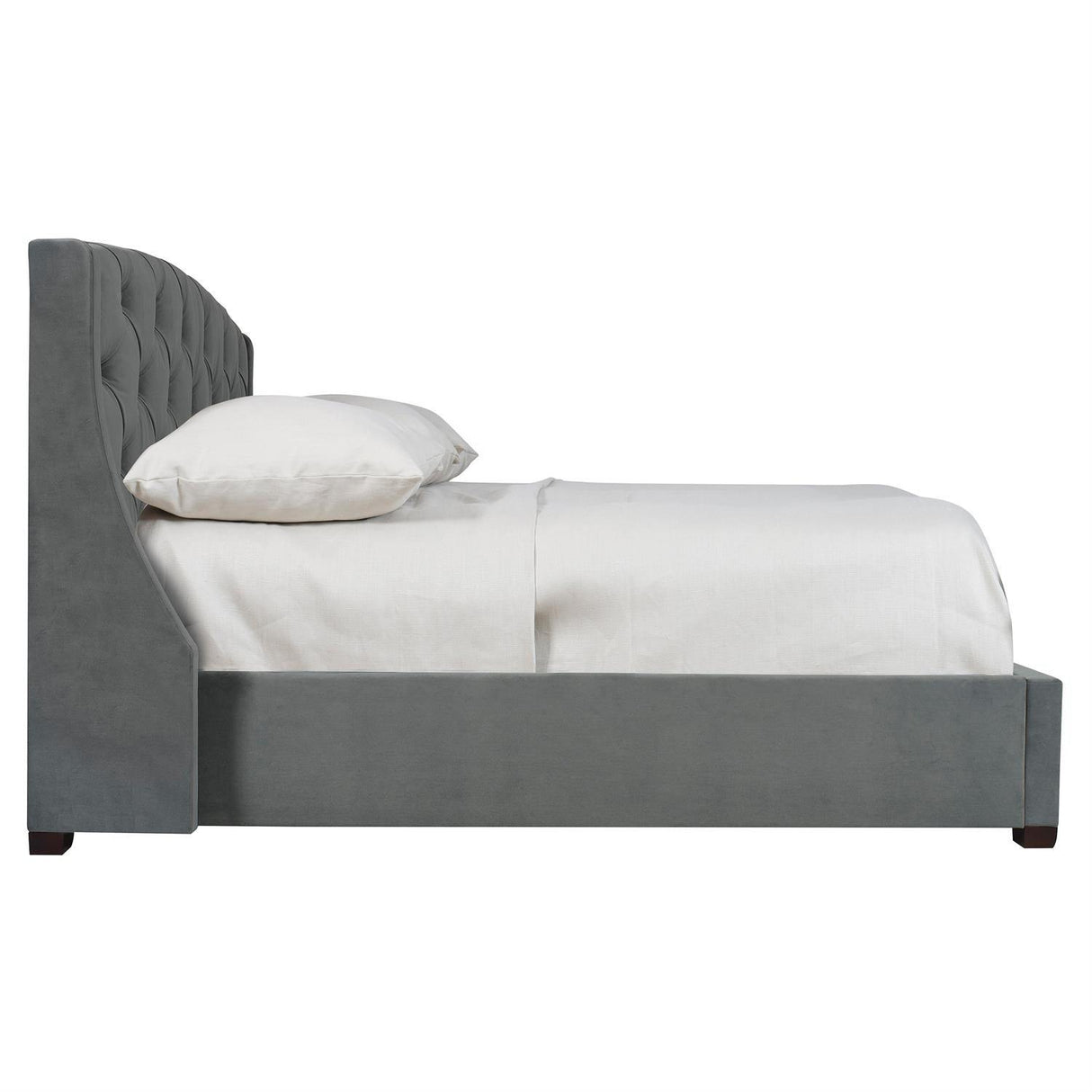 Bernhardt Interiors Jordan Button-Tufted Wing Bed 54" - Home Elegance USA