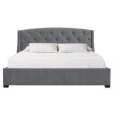 Bernhardt Interiors Jordan Button-Tufted Wing Bed 54" - Home Elegance USA