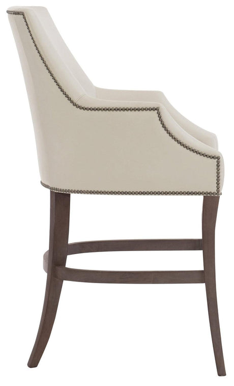 Bernhardt Interiors Keeley Leather Counter Stool - Home Elegance USA