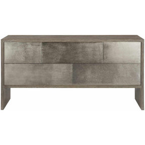 Lowe Dresser Jicama White Oak & Nickel 5-Drawer Modern Storage | Bernhardt