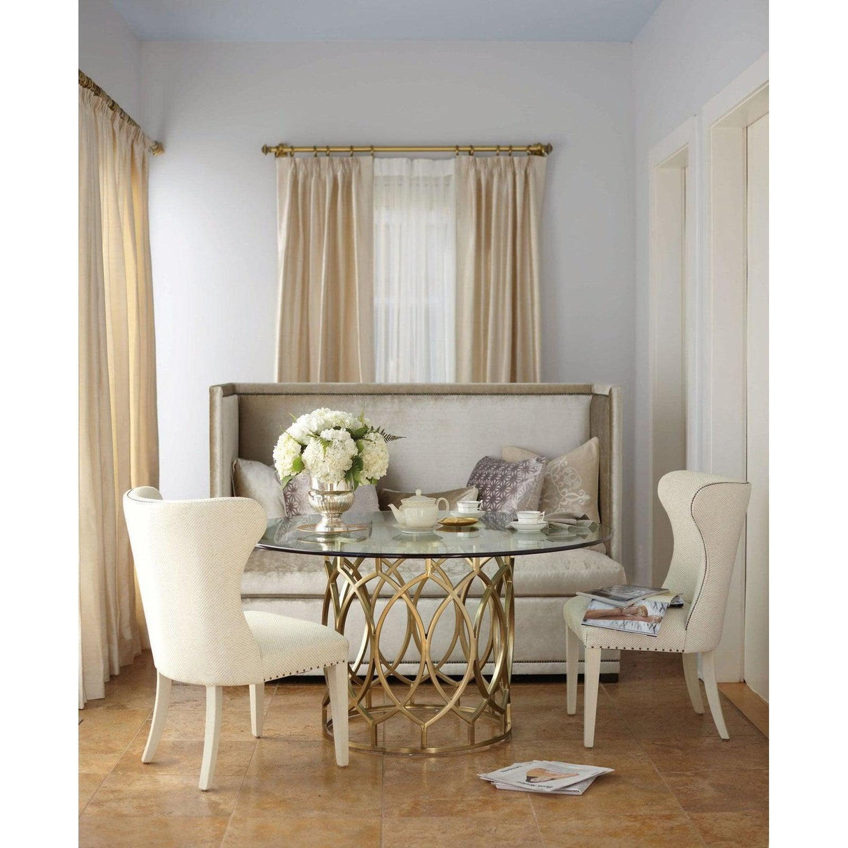 Bernhardt Interiors Marcourt Banquette - Home Elegance USA