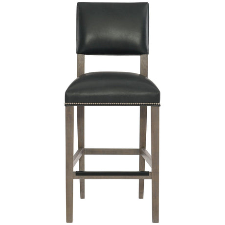 Bernhardt Interiors Moore Leather Bar Stool - Home Elegance USA